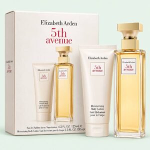Elizabeth Arden 5th Avenue – Coffret Eau de Parfum & Lait Hydratant pour le Corps