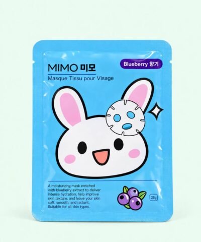 MIMO Masque Tissu pour Visage – Blueberry