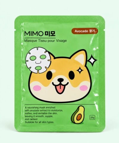 MIMO Masque Tissu pour Visage – Avocado
