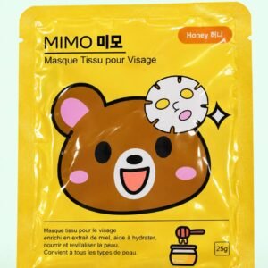 MIMO Masque Tissu pour Visage – Miel