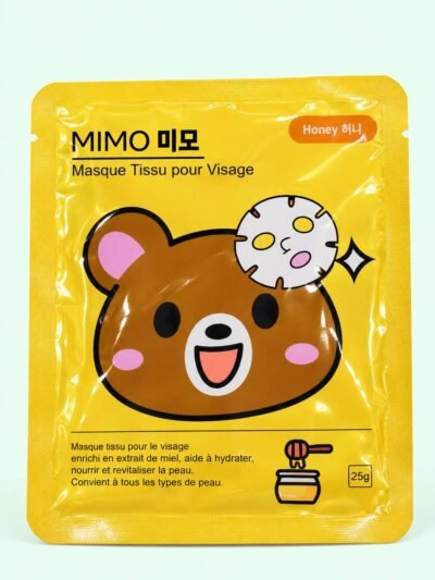 MIMO Masque Tissu pour Visage – Miel