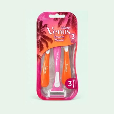 Gillette Venus Smooth Miami – Rasoirs 3 Lames